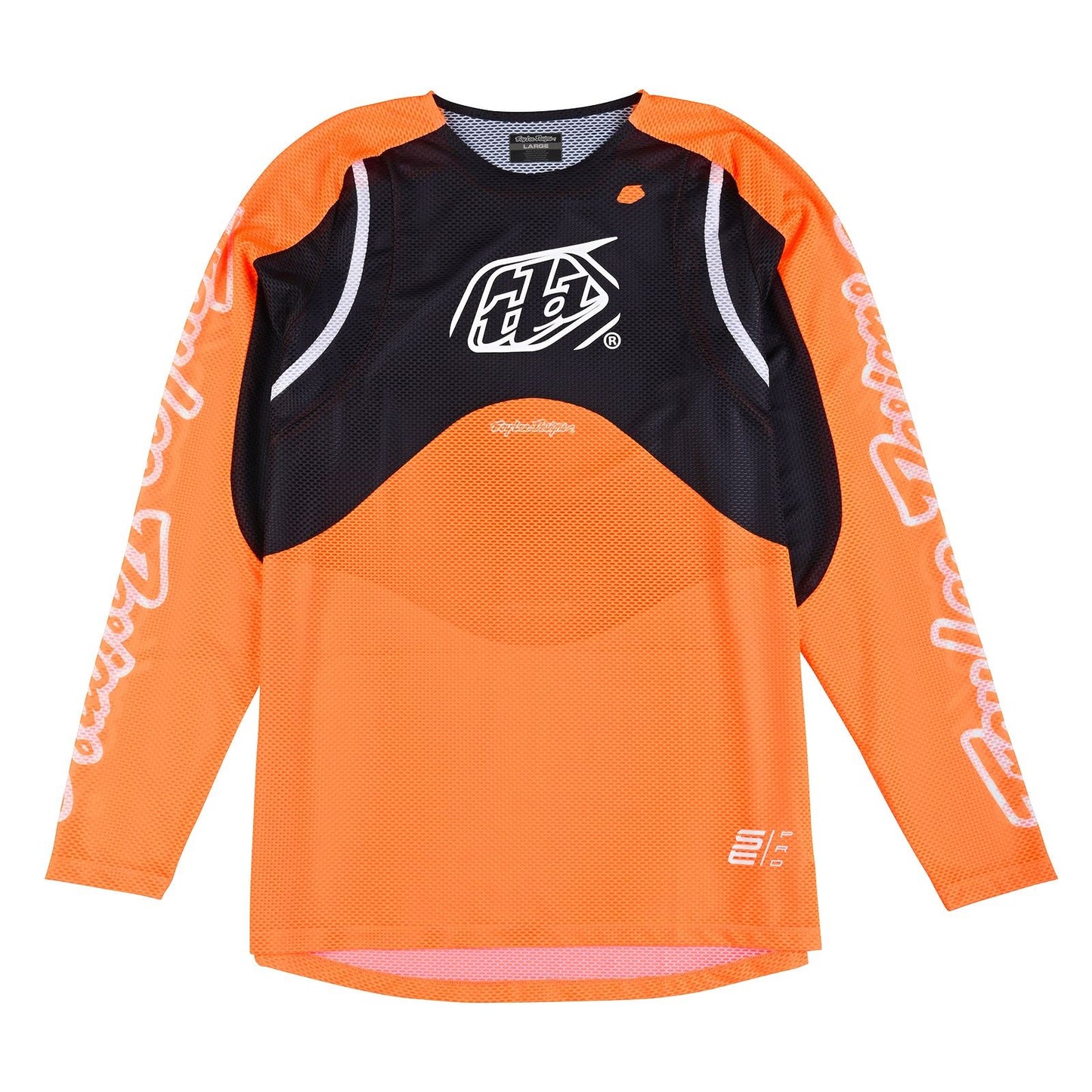 Troy Lee Designs 2025 Motocross SE PRO AIR Pinned Combo Kit Neo Orange