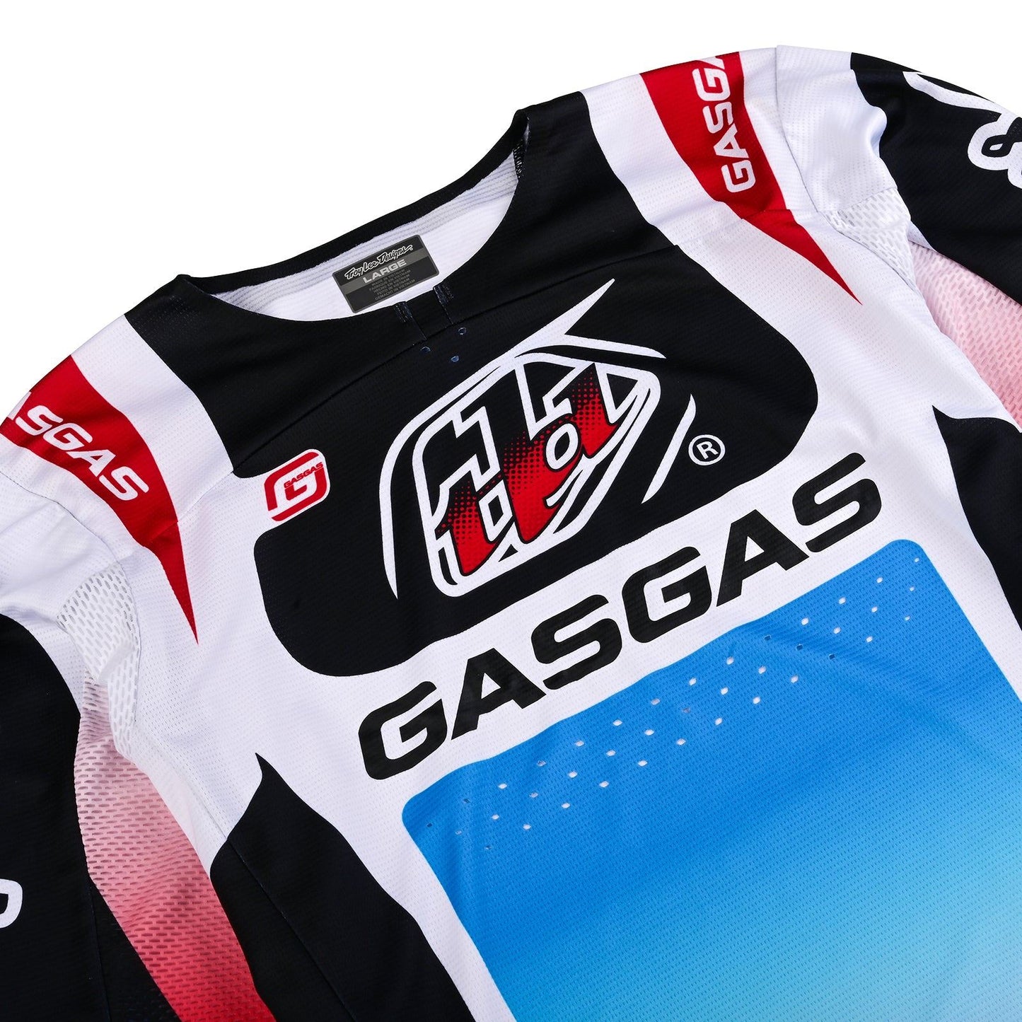 Troy Lee Designs 2025 Motocross SE PRO Gas Gas Fumes Jersey Black White