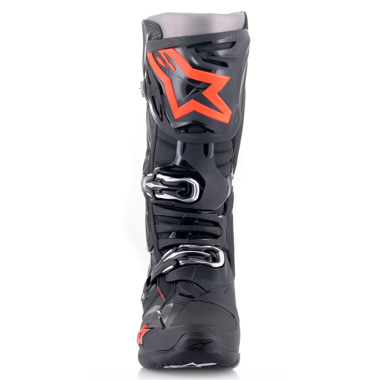 Alpinestars 2024 Tech 10 Motocross Boots Black Red Fluo