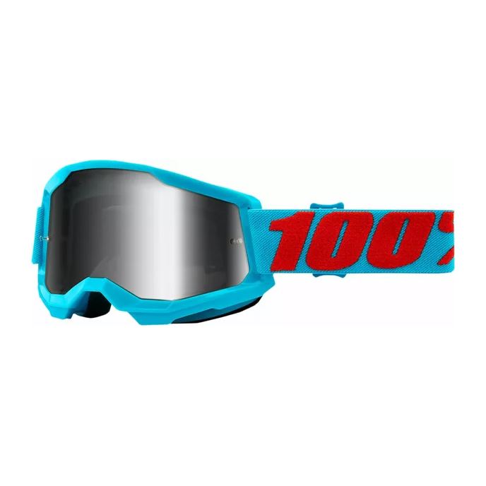 100% MX Goggles Strata 2 Summit Silver Mirror