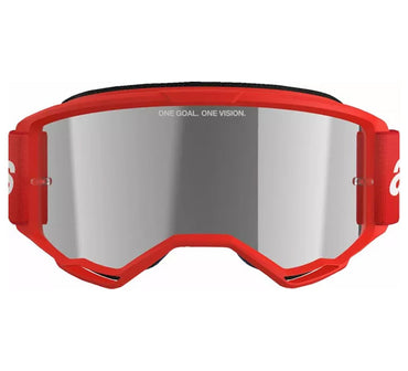 Alpinestars 2026 Goggles Vision 3 Wordmark Red Mirror Silver