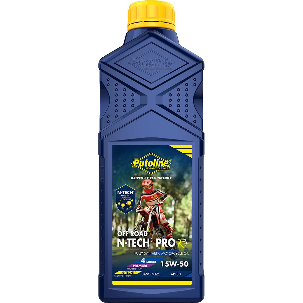 Putoline N-Tech Pro R+ Offroad Motocycle Oil Fully Synthetic 15W50 4T 1 Litre