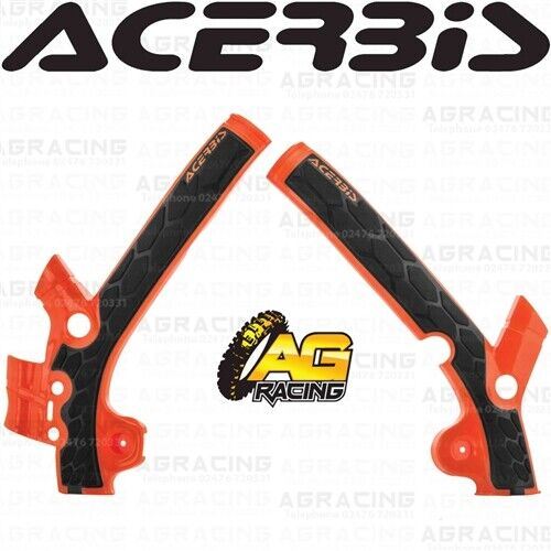 Acerbis X-Grip Frame Protector Guards Orange 016 For Husqvarna TC 85 2014-2017