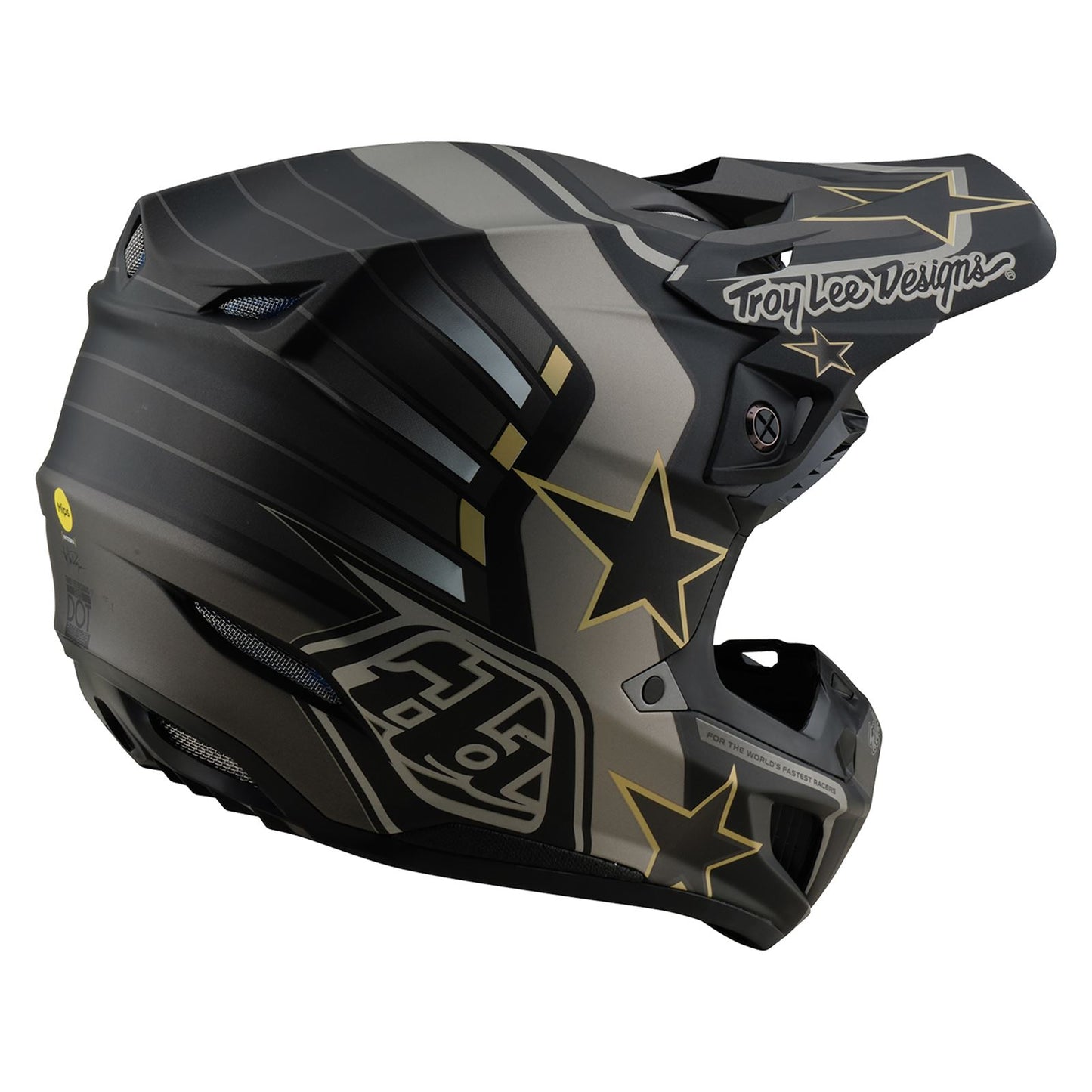 Troy Lee Designs Spring 2025 MX Helmet SE5 Composite Rays Black