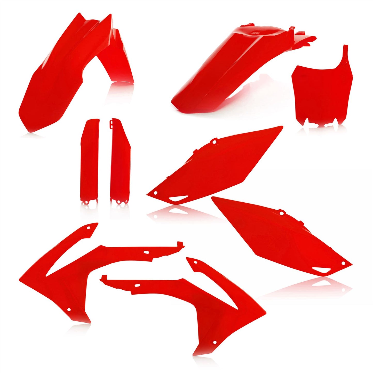 Acerbis Full Plastic Kit Red For HONDA CRF 450 R 2013-2016