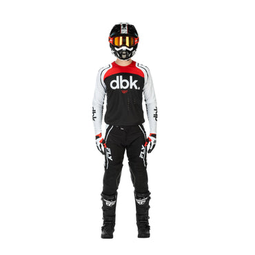 Fly Racing 2026 Motocross Combo Kit Evolution DST Black White Red