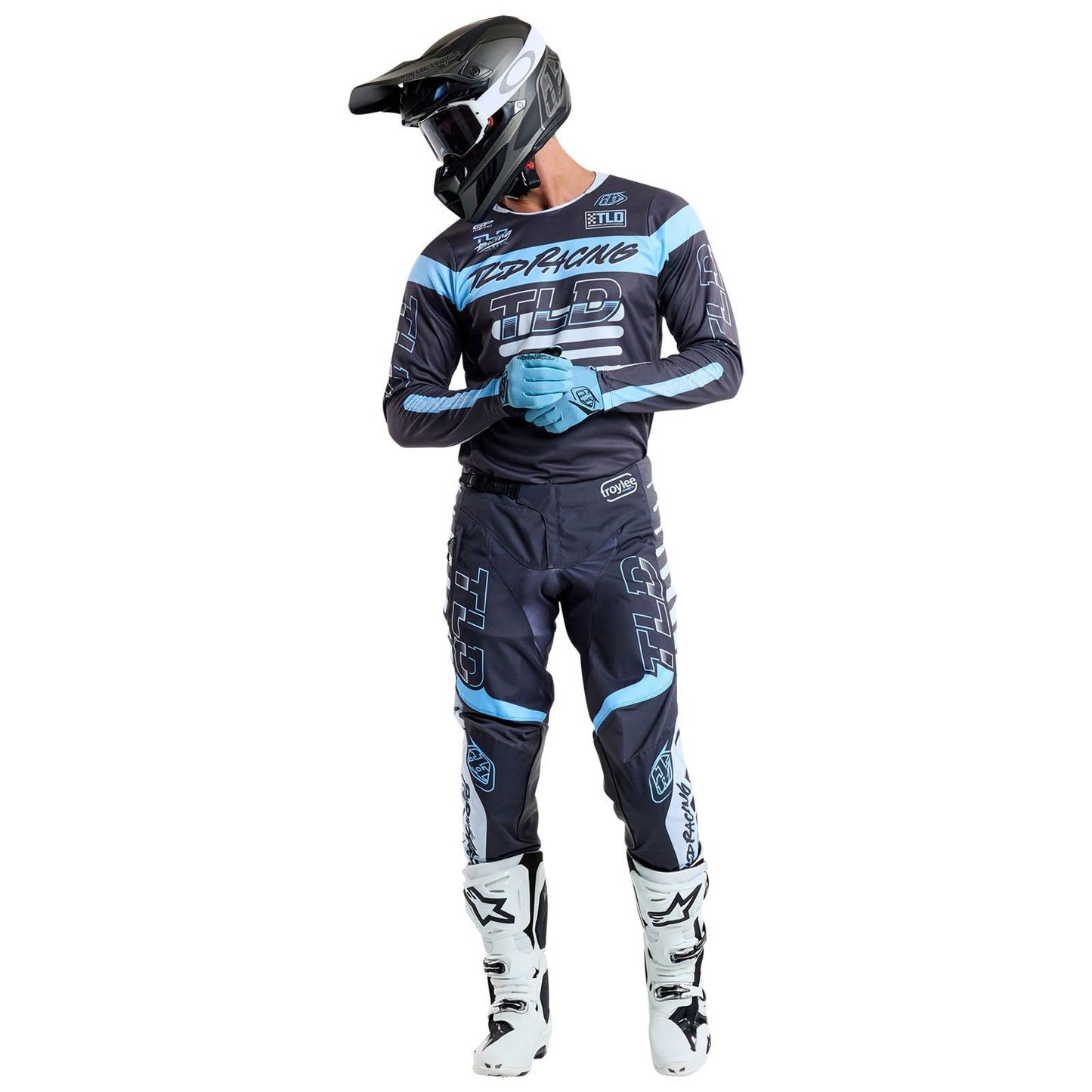 Troy Lee Designs Spring 2025 MX Combo Kit GP PRO Fifty-50 Charcoal Smoke