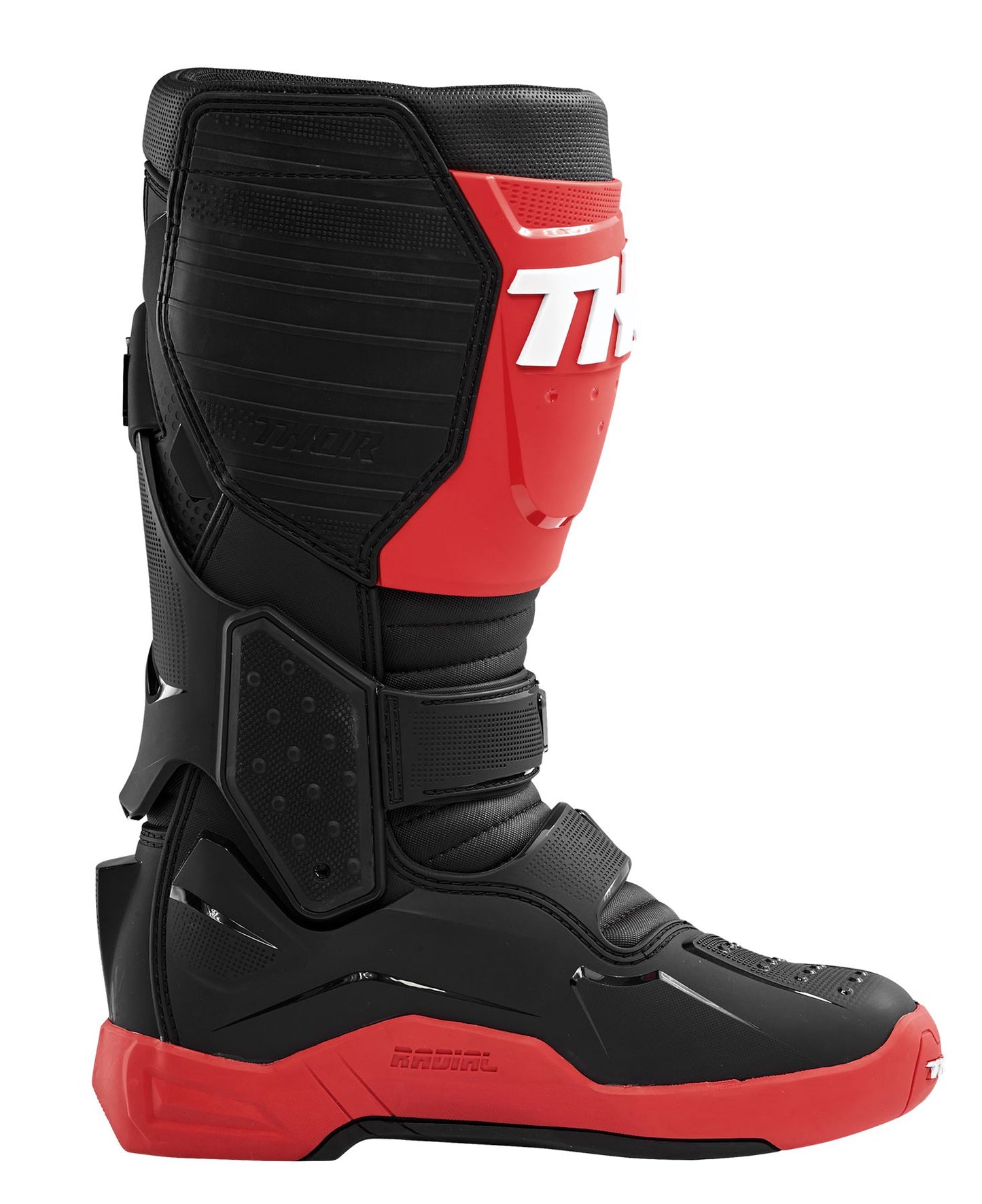 Thor 2024 Motocross Boots Radial Black Red