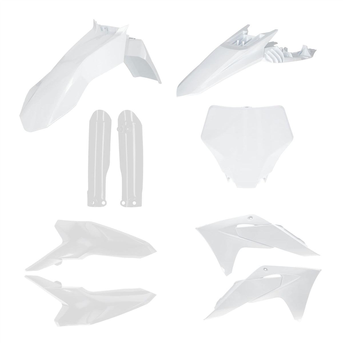 Acerbis Full Plastic Kit White For Gas Gas MC 65 2024-2027