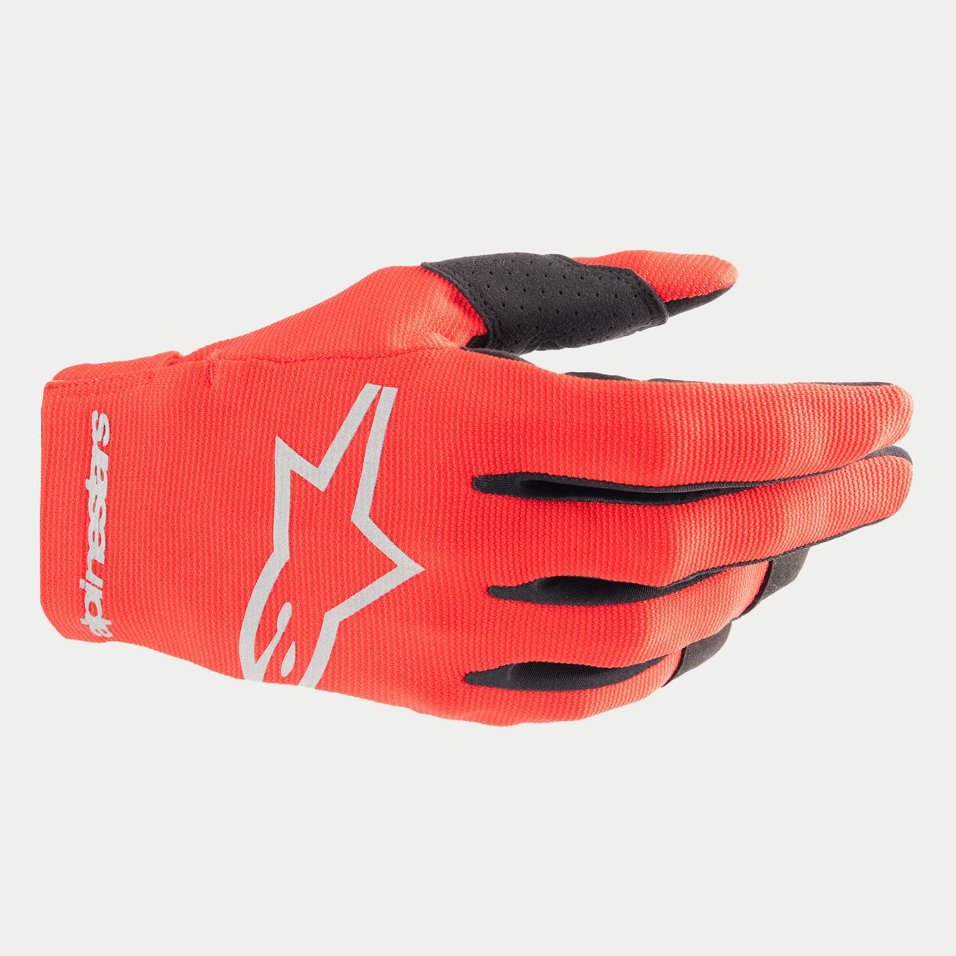 Alpinestars 2024 Radar Motocross Gloves Mars Red Silver