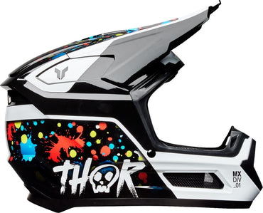Thor MX Spring 2025 Youth Helmet Fleet Blackout Gloss Black