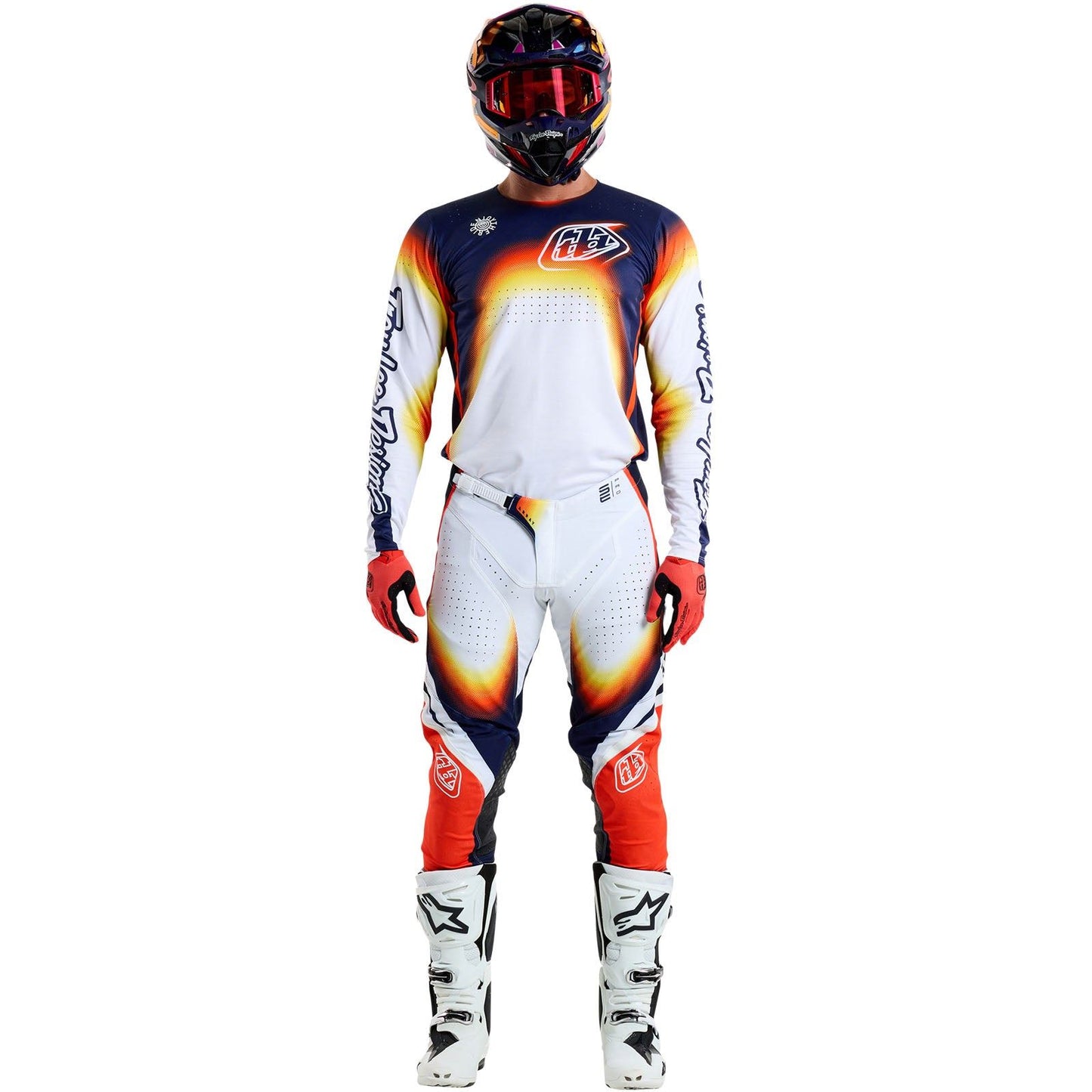 Troy Lee Designs Spring 2025 MX Combo Kit SE PRO Array White Navy