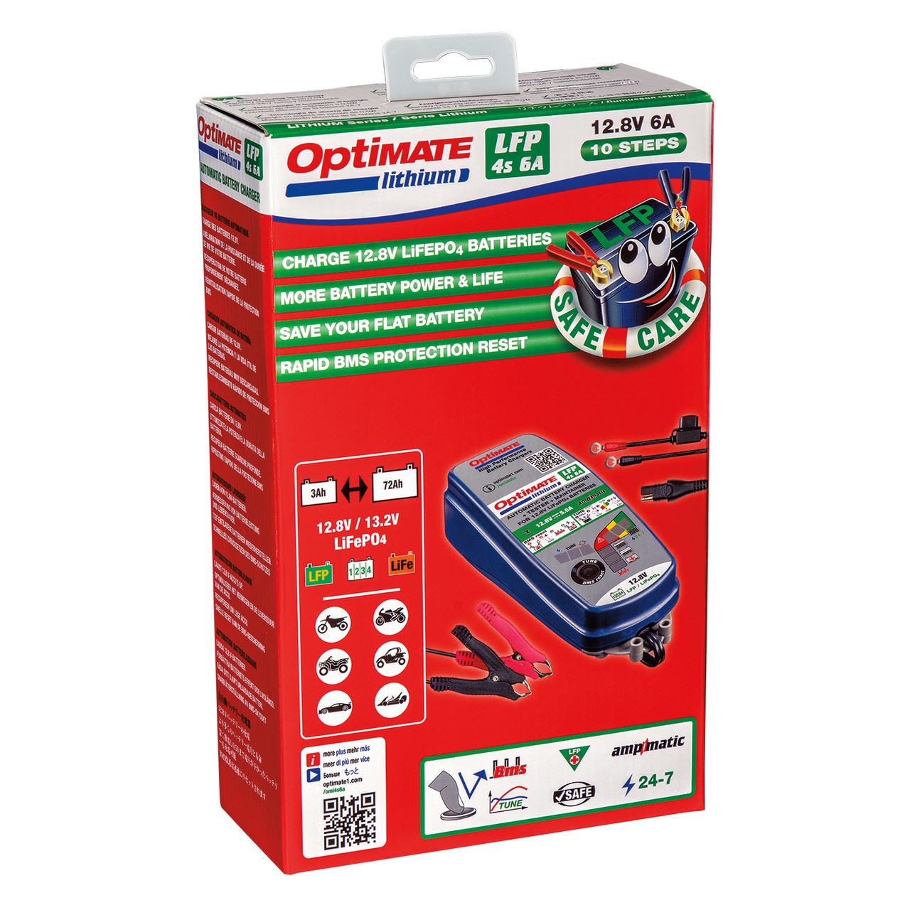 OptiMate Lithium LFP 4s 6A Battery Charger Optimiser