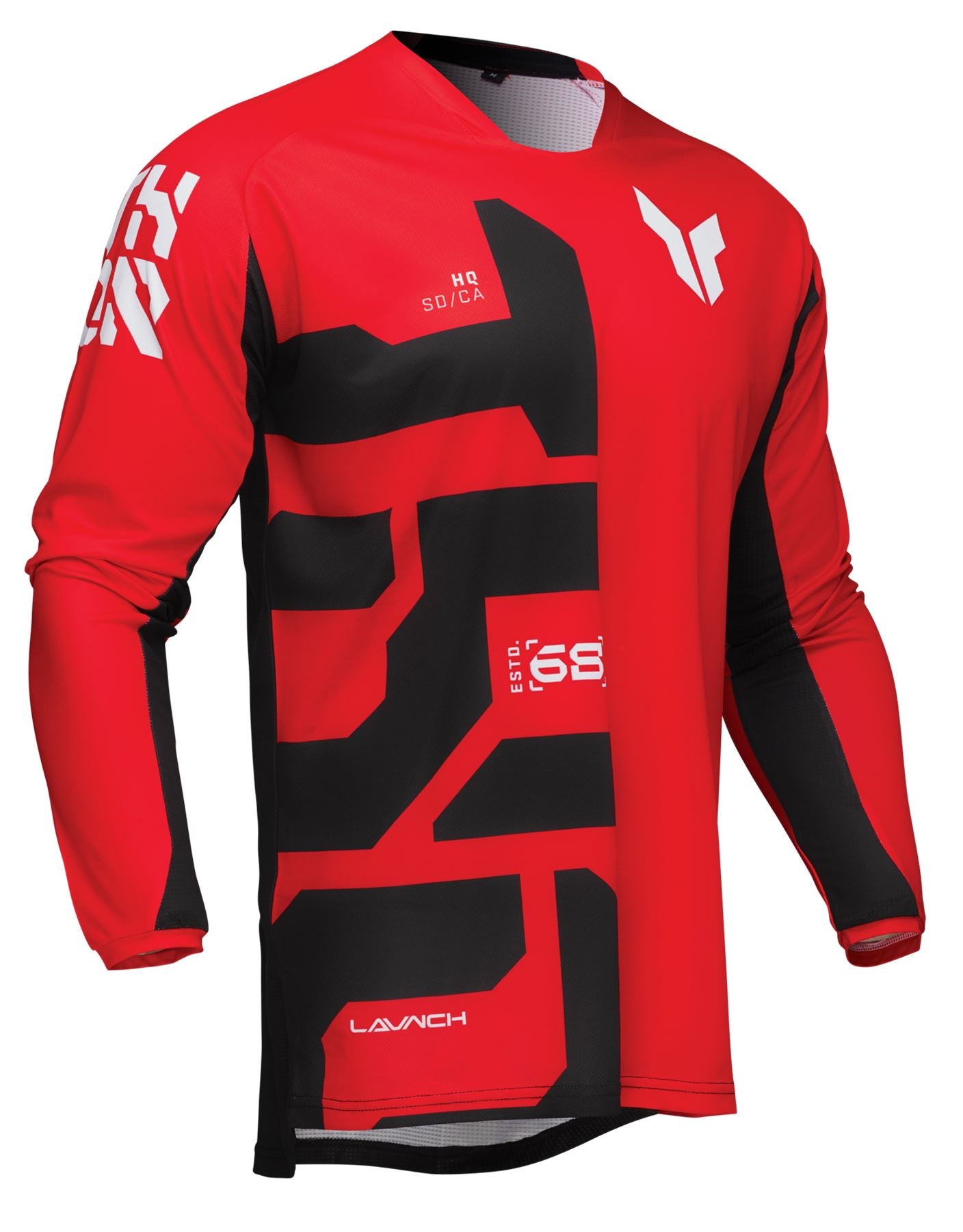 Thor 2025 Motocross Jersey Launchmode Forge Red