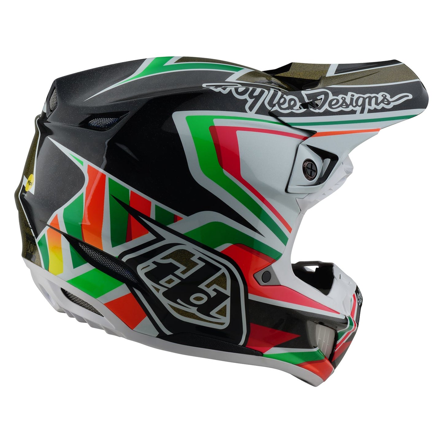 Troy Lee Designs Spring 2025 MX Helmet SE5 Carbon Labyrinth Black
