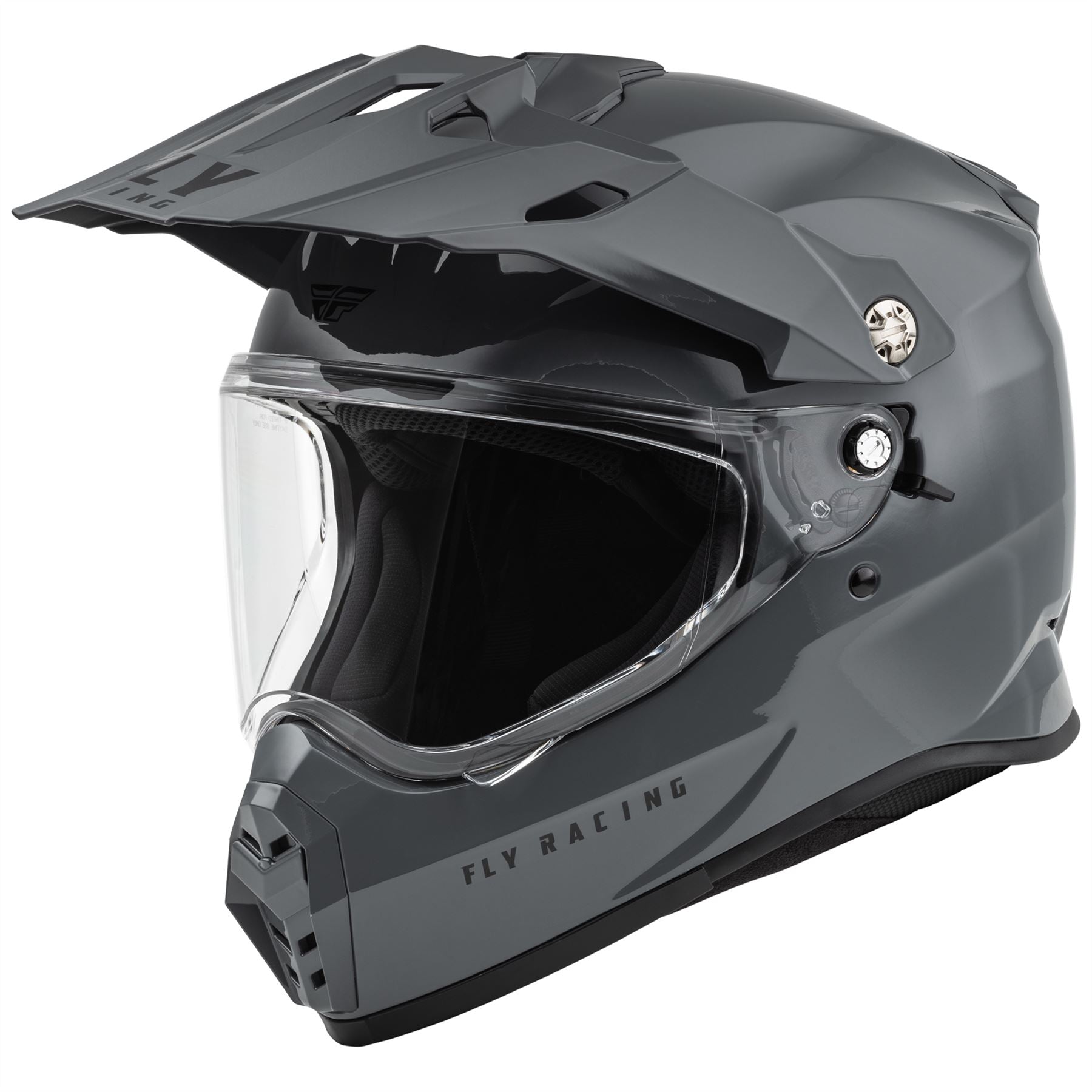 Fly Racing 2025 Trekker Solid Motocross Helmet Grey