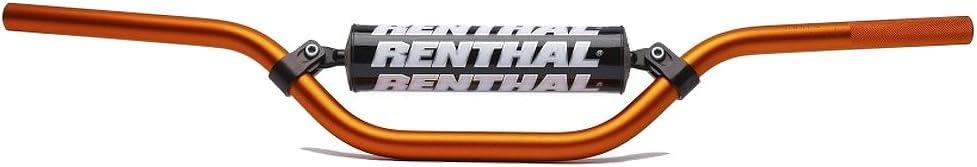 Renthal 7/8 22mm Orange 823 Handlebar Padded For KTM Enduro 640 LC4-E 2000-2006