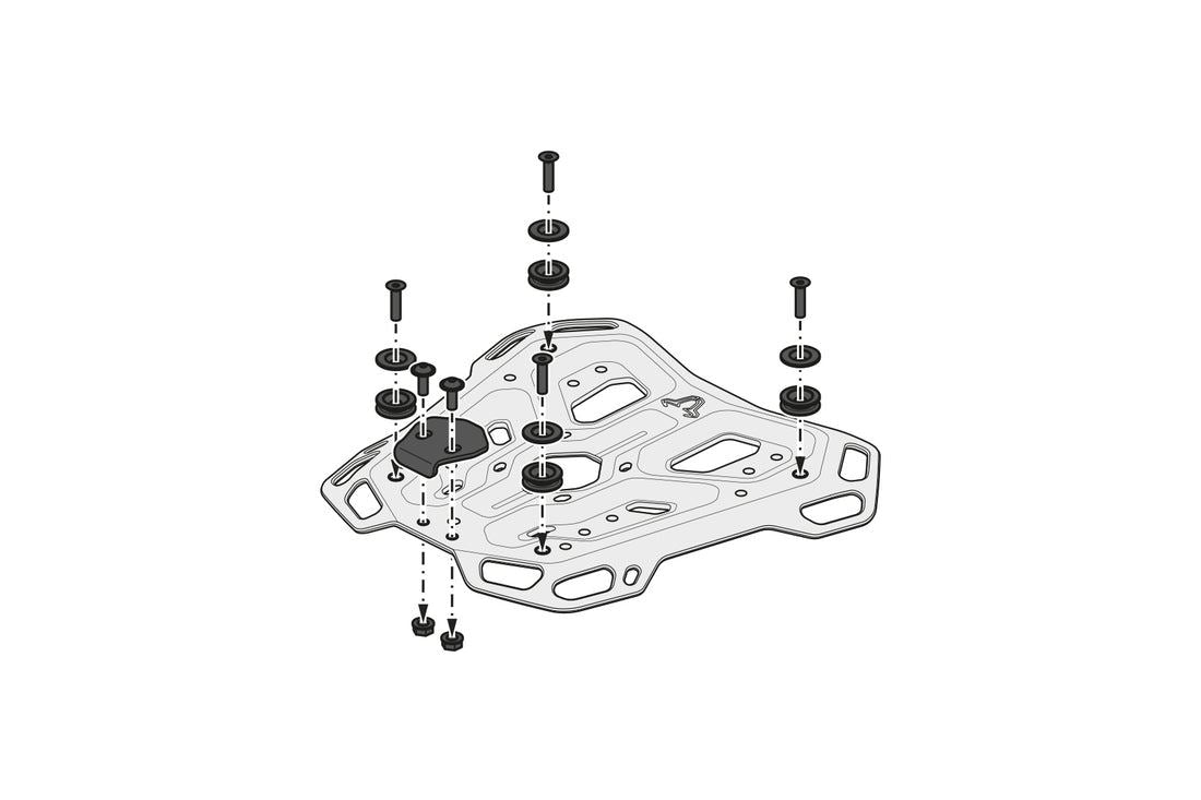 SW-Motech Adventure Rack Rear Luggage For Aprilia Tuareg 660 XB 2021 - 2024