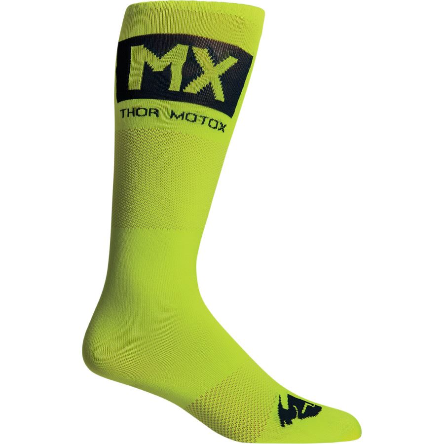 Thor 2024 Youth MX Cool Acid Midnight Motocross Boots Socks