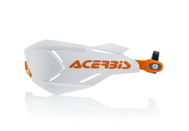 Acerbis X-Factory White Orange Handguards Husqvarna TE 510 2003 - 2010