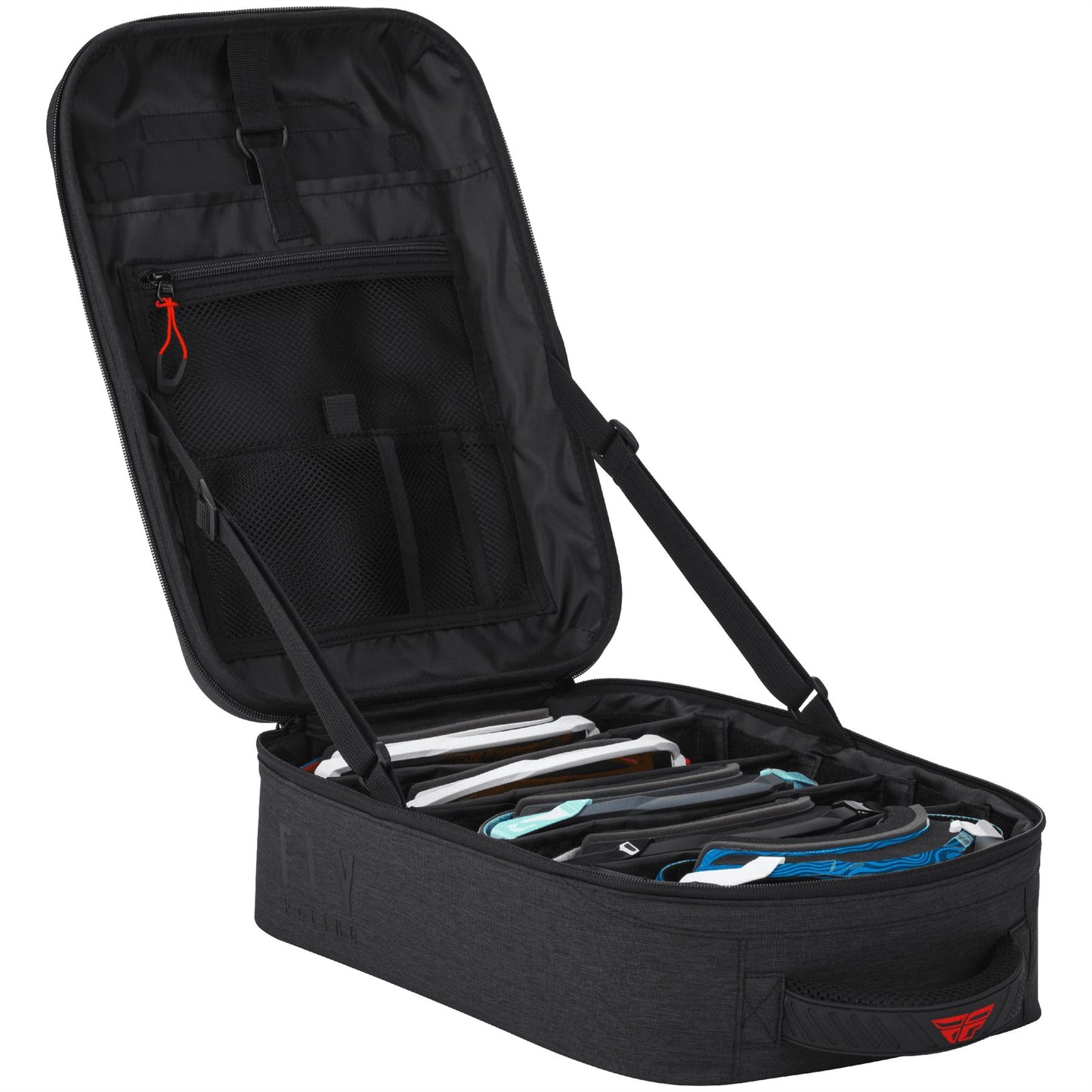 Fly Racing 2025 Goggle Case Garage Black