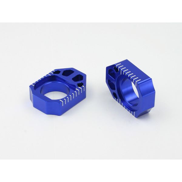 Zeta Racing Axle Blocks Blue For Suzuki RMZ450 RMZ 450 2005 - 2022
