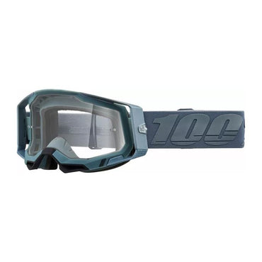 100% MX Goggles Racecraft 2 Battleship Clear