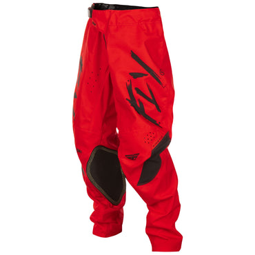 Fly Racing 2025 Youth Kinetic Stoke Motocross Pants Red Black