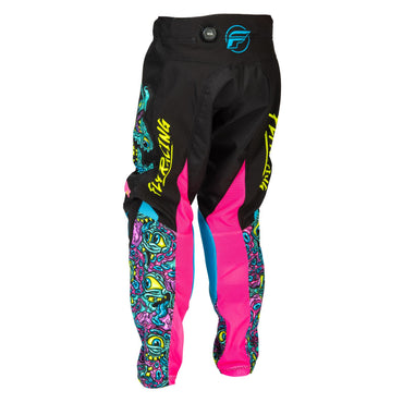 Fly Racing 2026 Motocross Pants Kinetic Mutant Youth Black Multi