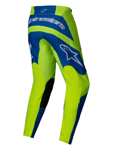 Alpinestars 2025 Fluid Haul Motocross Pants Yellow Fluo Blue