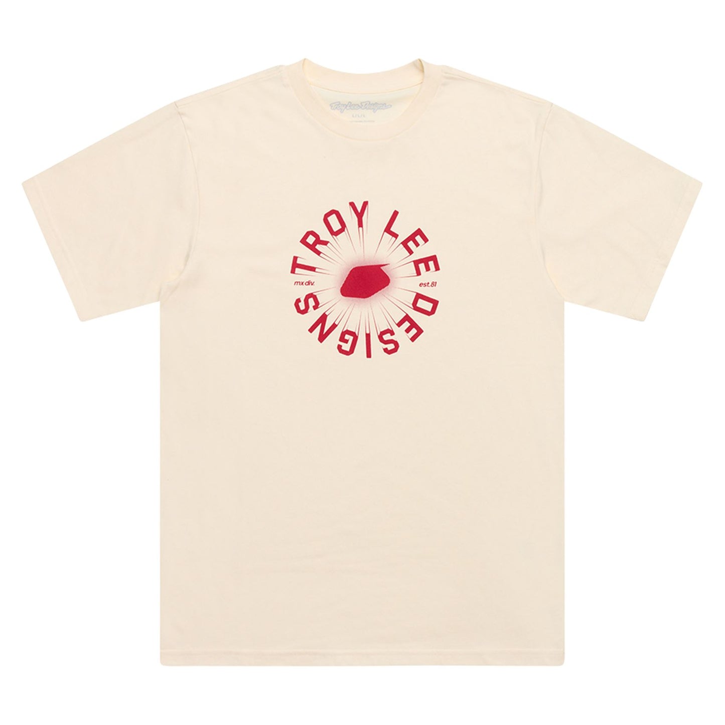 Troy Lee Designs Spring 2025 MX Rotation Casual T-Shirt White