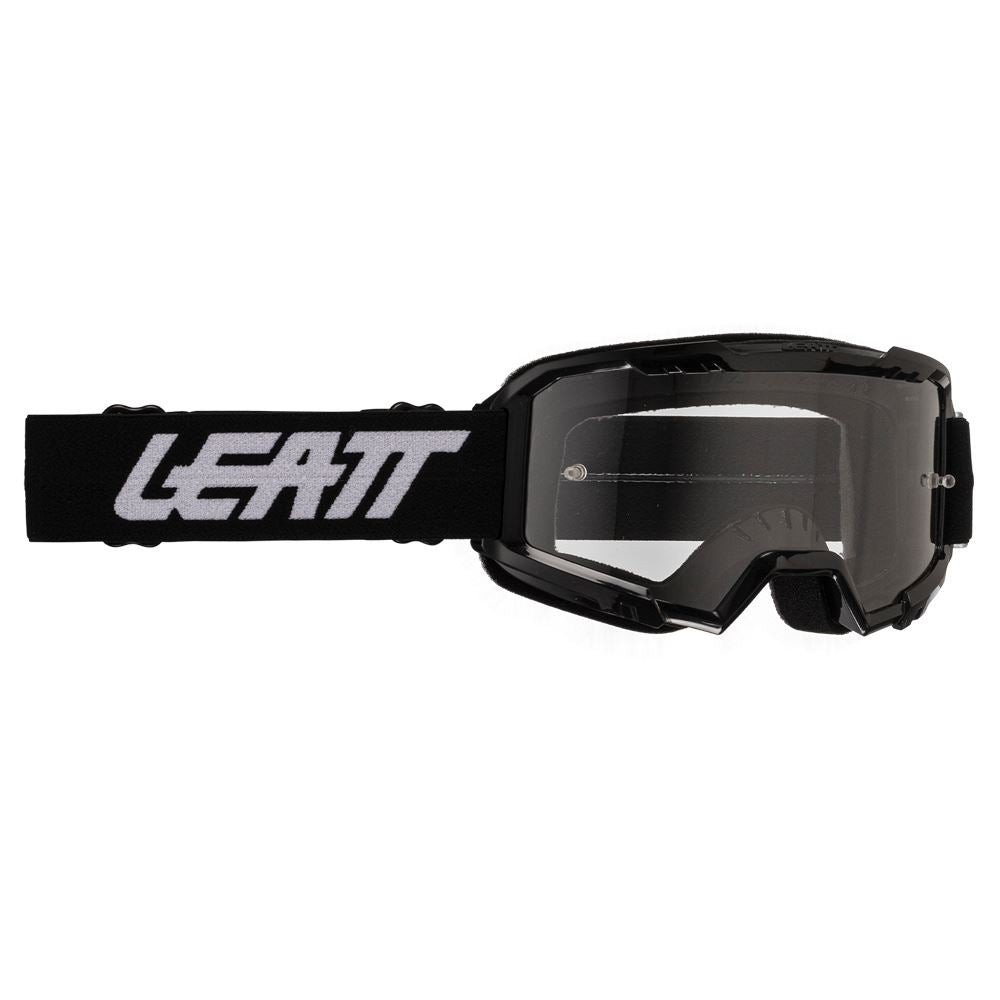 Leatt 2025 Motocross Goggles Vizion 2.5 Youth Black - Clear Lens