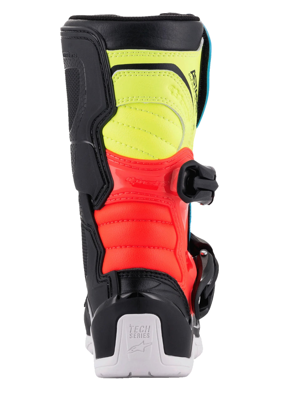 Alpinestars Tech 3s Kids Motocross Boots Black Yellow Fluo Red Fluo CLEARANCE