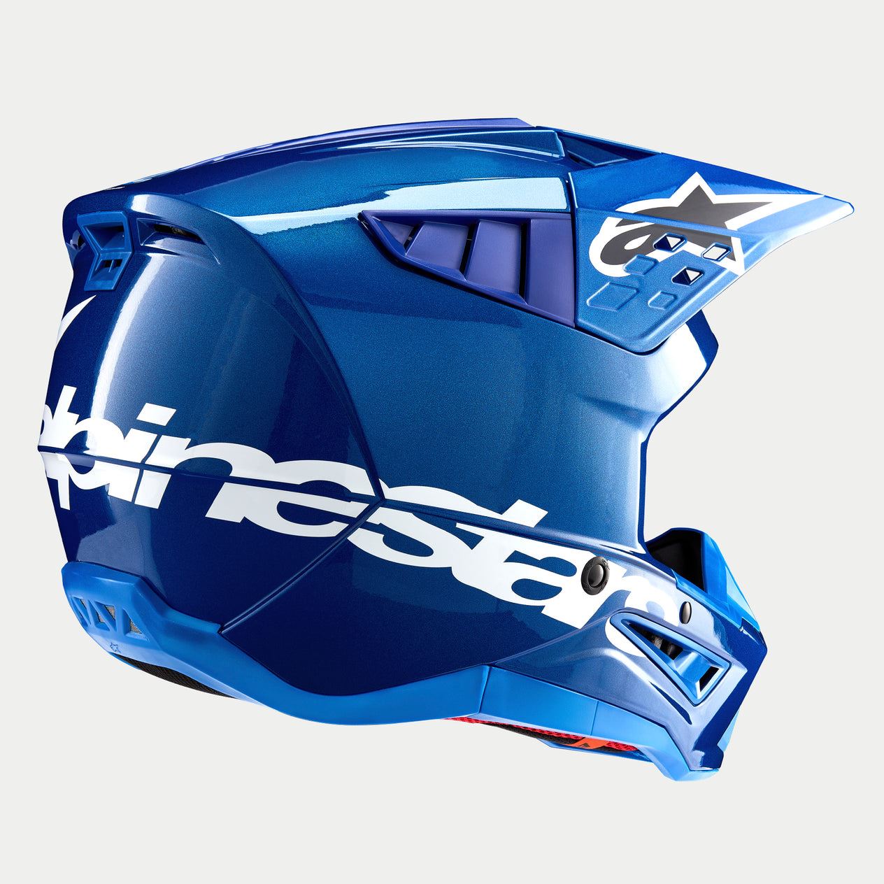 Alpinestars 2025 Supertech SM5 Corp Blue Motocross Helmet