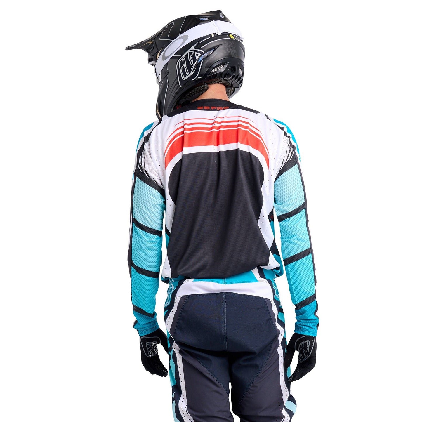 Troy Lee Designs 2025 Motocross SE PRO Wavez Jersey Phantom Turquoise