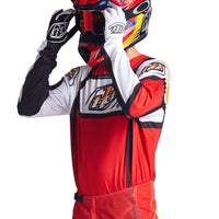 Troy Lee Designs 2025 Motocross Combo Kit GP Pro Air Bands Phantom Red White