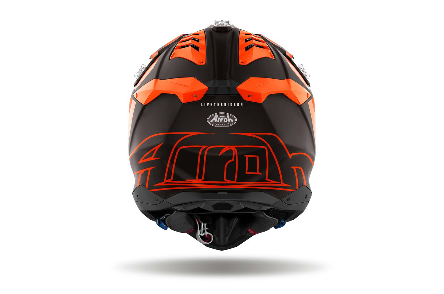 Airoh Helmet 2024 Aviator 3 Glory Orange Matt HPC Carbon