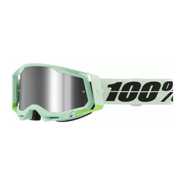 100% MX Goggles Racecraft 2 Palomar Silver Mirror