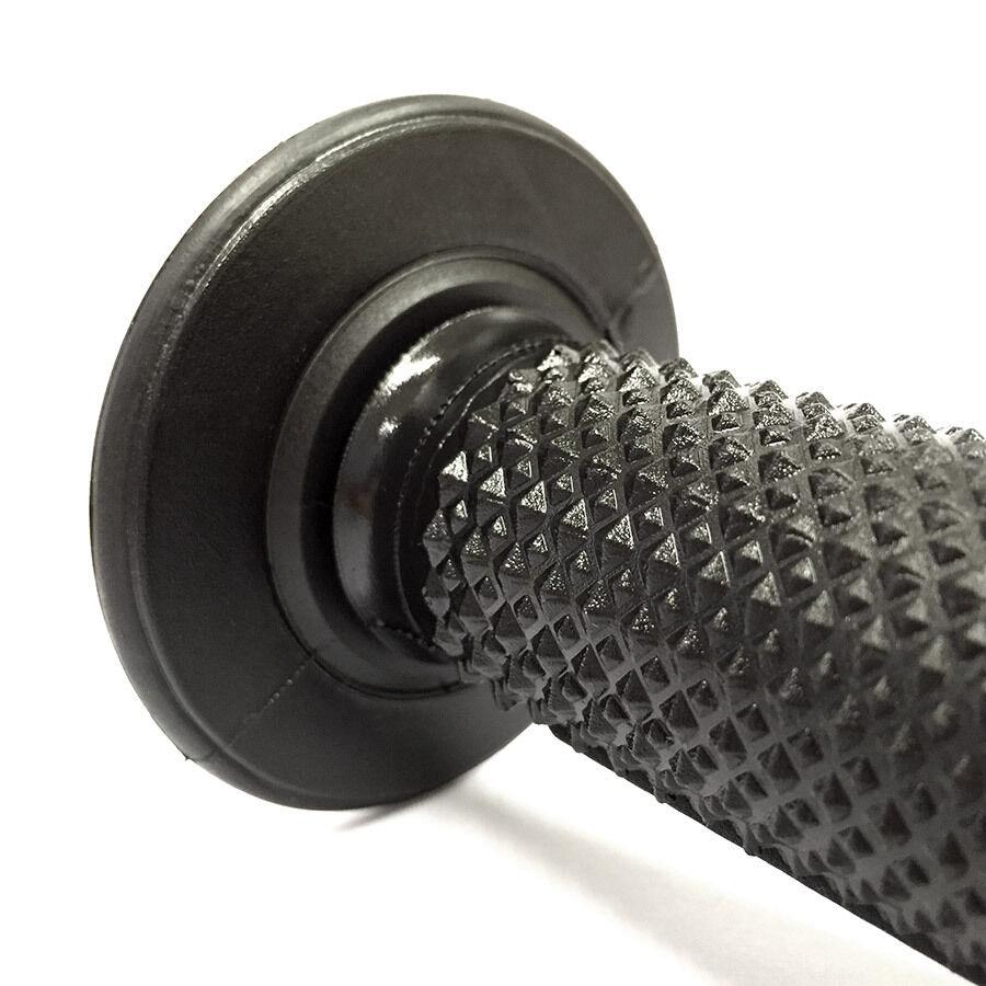 Renthal Tapered Dual Layer Ultra Tacky Half Waffle Black Grips Motocross Enduro