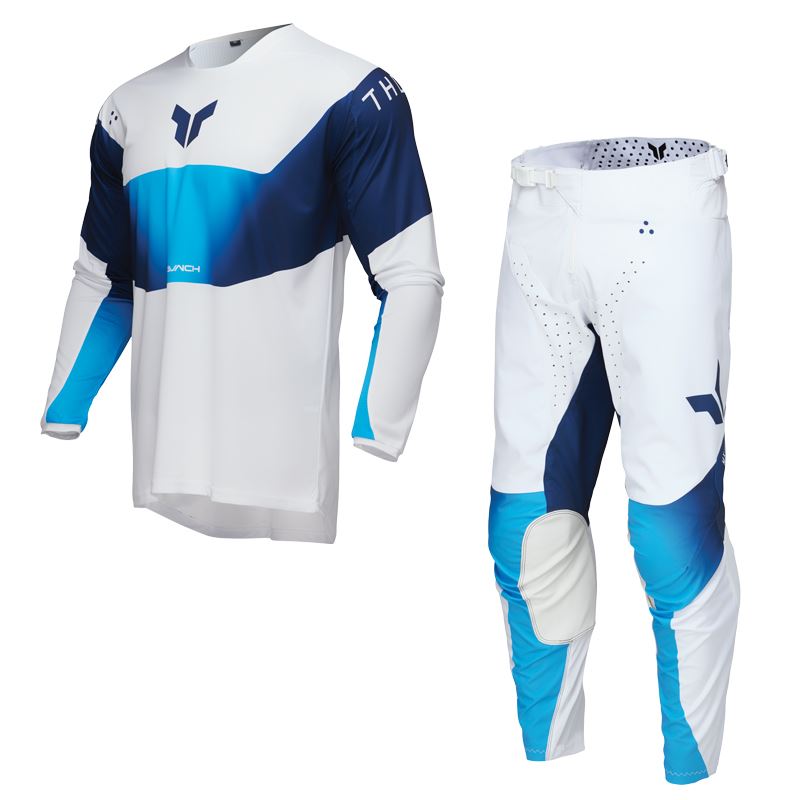 Thor 2026 Motocross Combo Kit Launchmode Storm White Blue