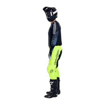 Troy Lee Designs Spring 2026 SE PRO Server MX Combo Kit Black Grey Flo Yellow