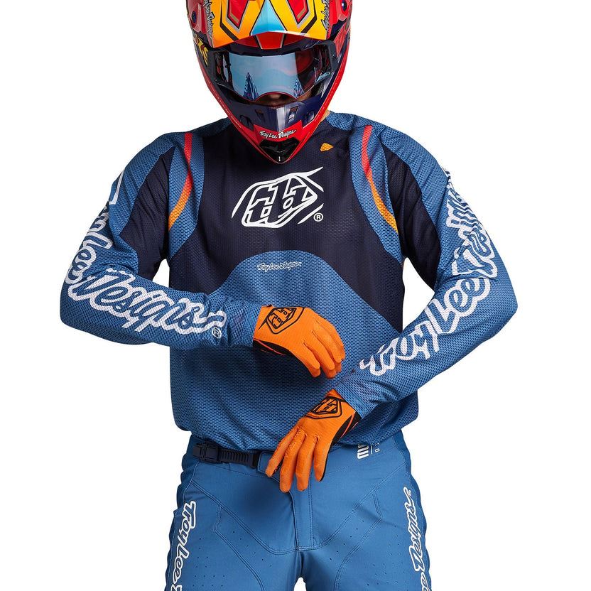 Troy Lee Designs 2025 Motocross Combo Kit SE Pro Pinned Blue