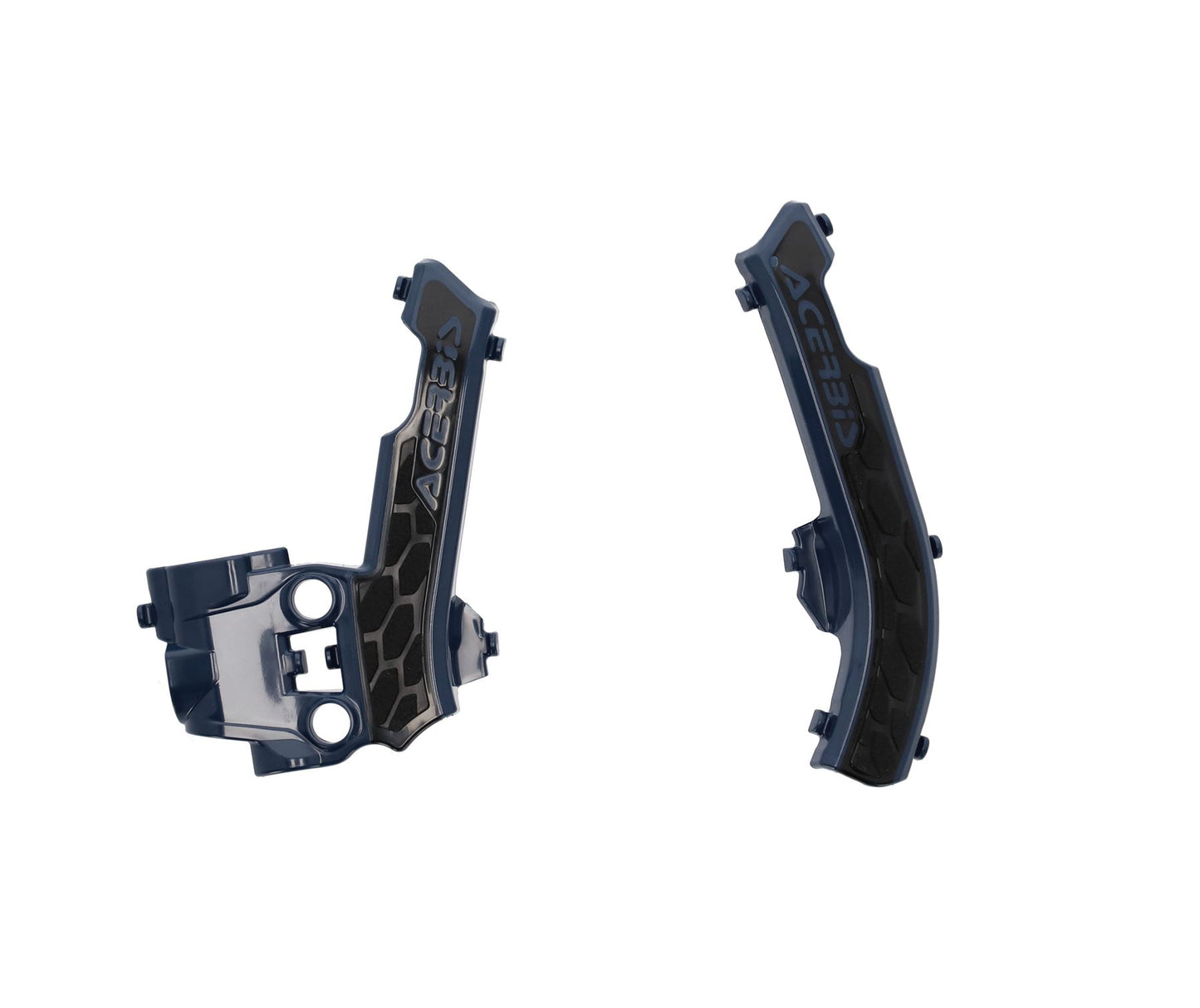 Acerbis X-Grip Frame Protector Guards Blue Black For Husqvarna TC 50 2017-2023