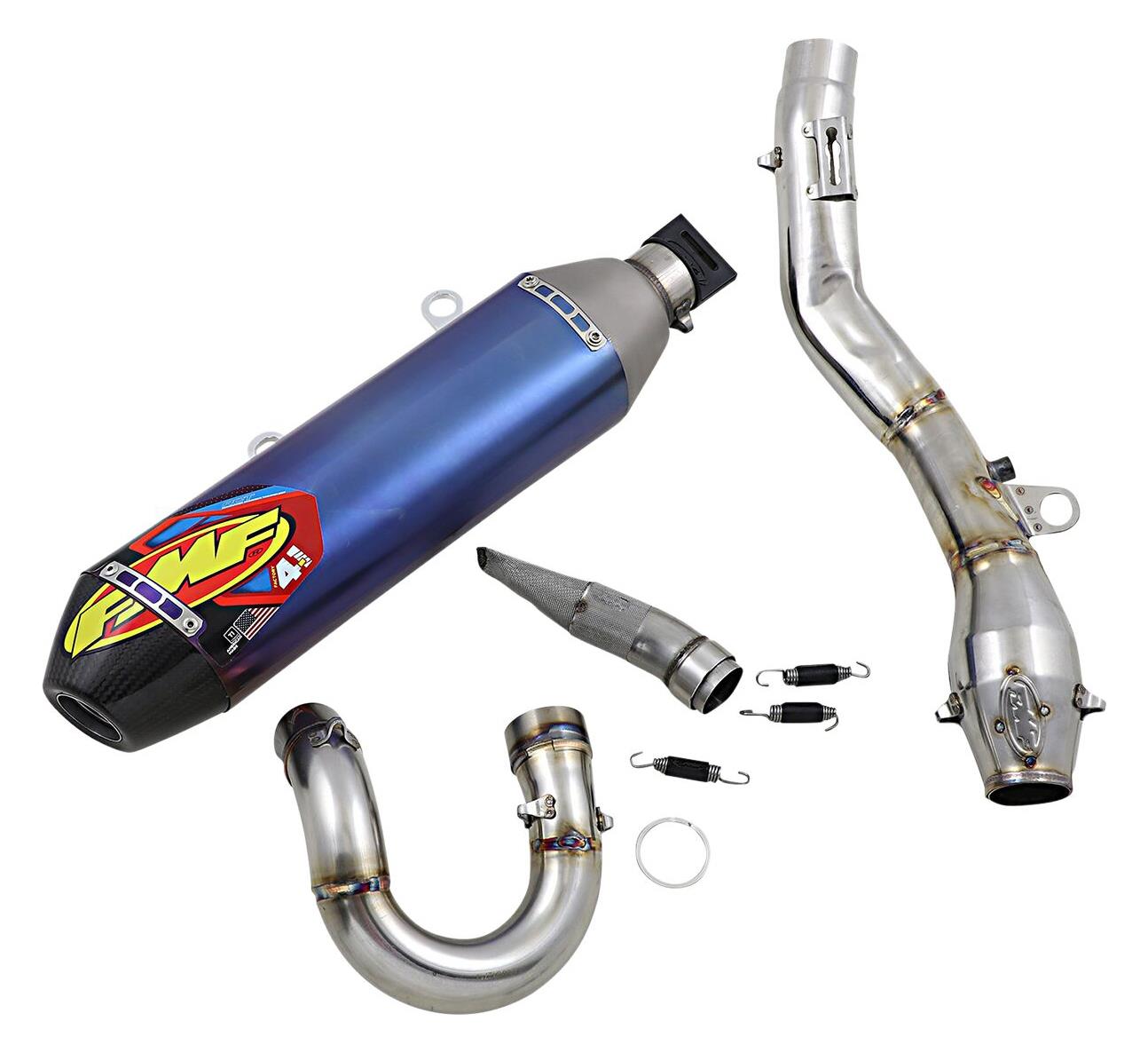 FMF Exhaust System Factory 4.1 RCT Megabomb Carbon Blue For KTM XCF-W 500 2020-2022