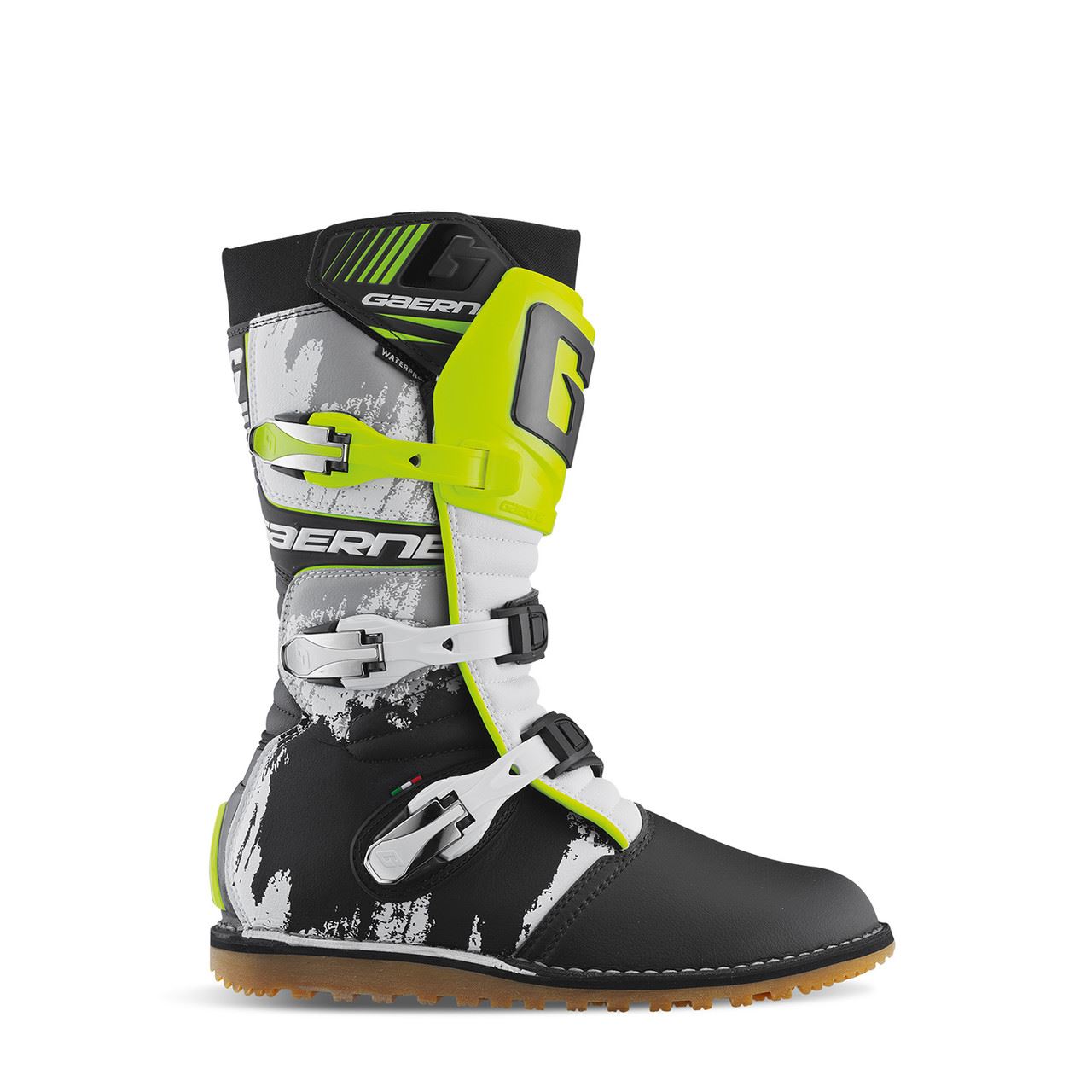 Gaerne Youth Balance Classic Trials Boots Yellow Black