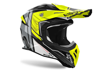 Airoh Helmet 2024 Aviator Ace 2 Engine Yellow Gloss Composite Carbon