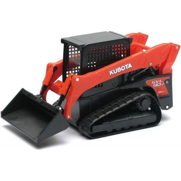 Kubota Compact Track Loader SVL90 Orange And Black 1:18 Scale Model Toy