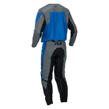 Fly Racing 2026 Motocross Combo Kit Kinetic Blue Grey Black