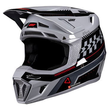 Leatt 2026 Motocross Helmet 8.5 Composite Grey & 5.5 Goggles