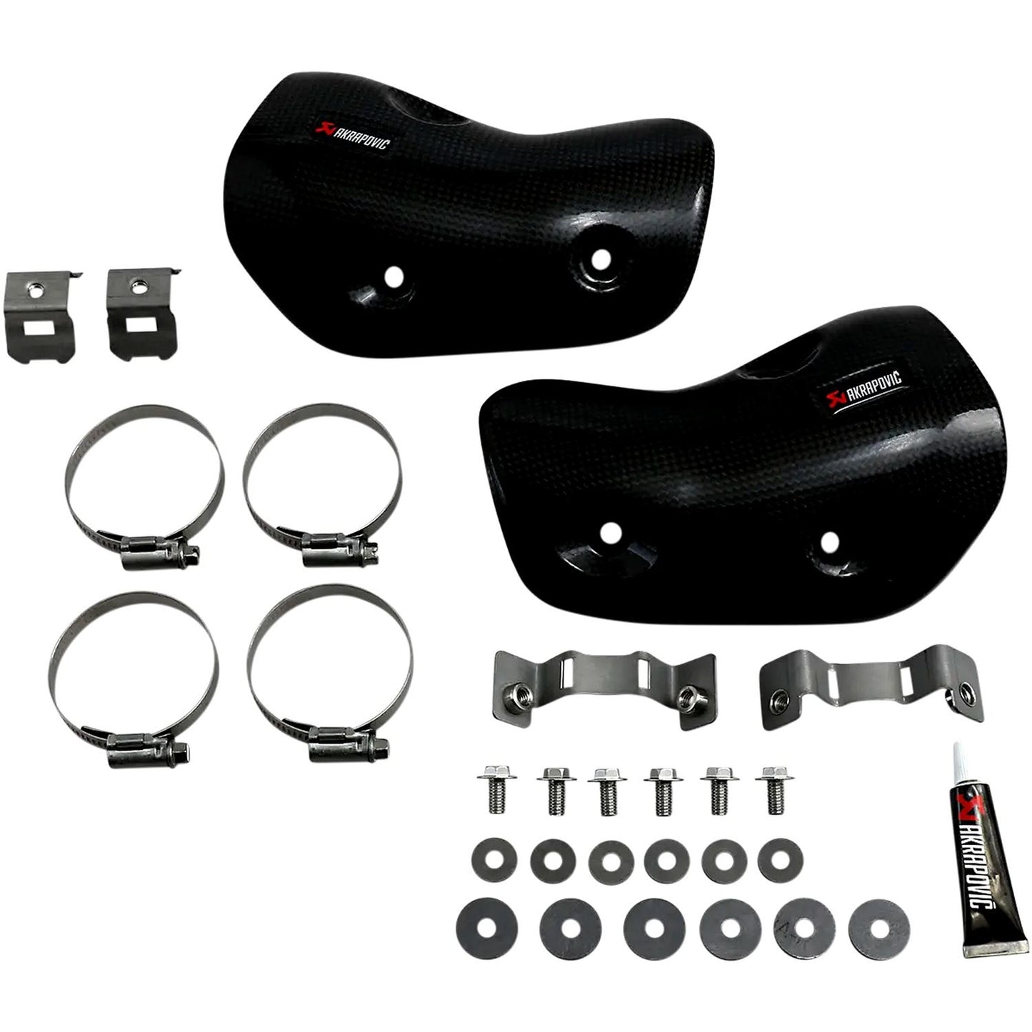 Akrapovic Carbon Fiber Exhaust Heat Shield For Kawasaki Z 1000 SX ABS Ninja 2014-2019